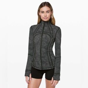 Lululemon Define Jacket *Nulux Free Spirit Ice Grey Black 4